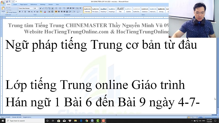 Luyện thi HSK 3 online Đề 15 Nghe hiểu