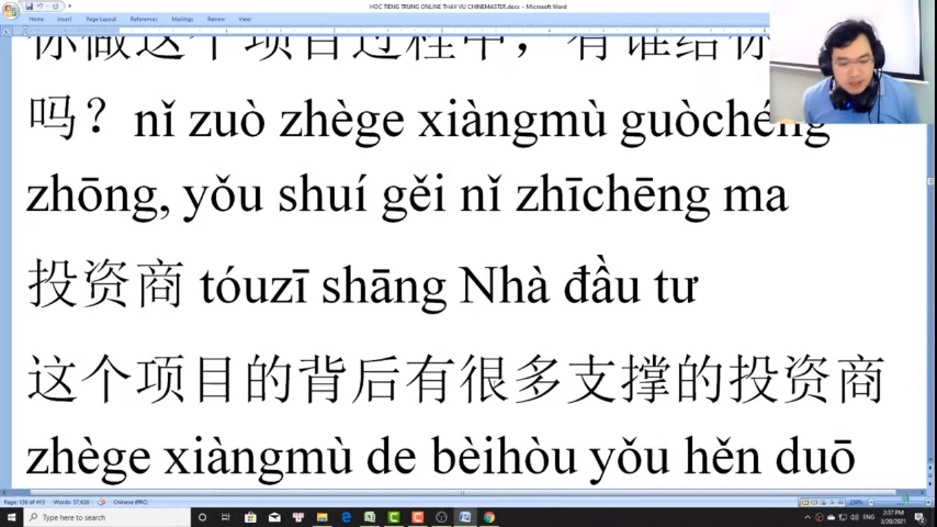 Trung tâm tiếng Trung Quận 10 thi thử HSK online bài 3