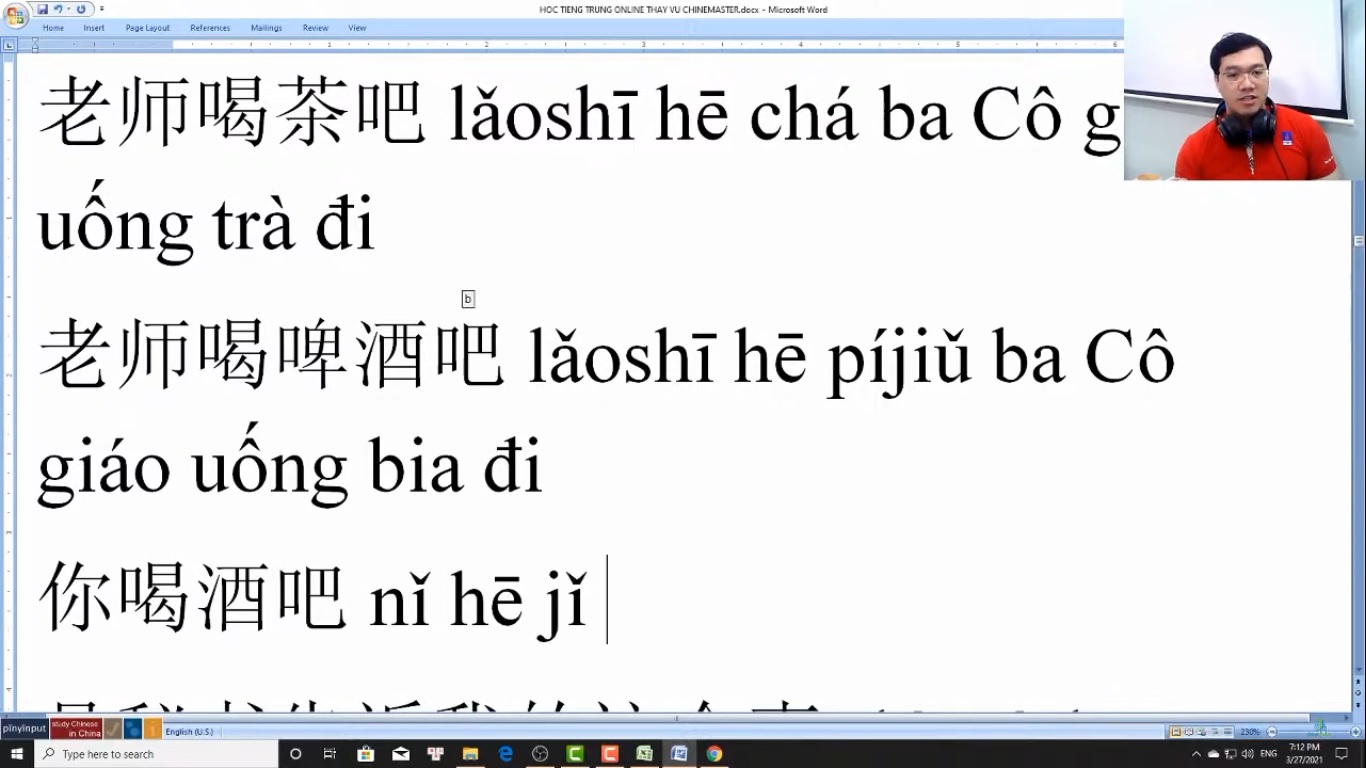 Trung tâm tiếng Trung Quận Thanh Xuân Review phần 2