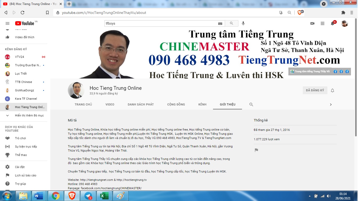 Phát triển từ vựng tiếng Trung ứng dụng Thầy Vũ thiết kế