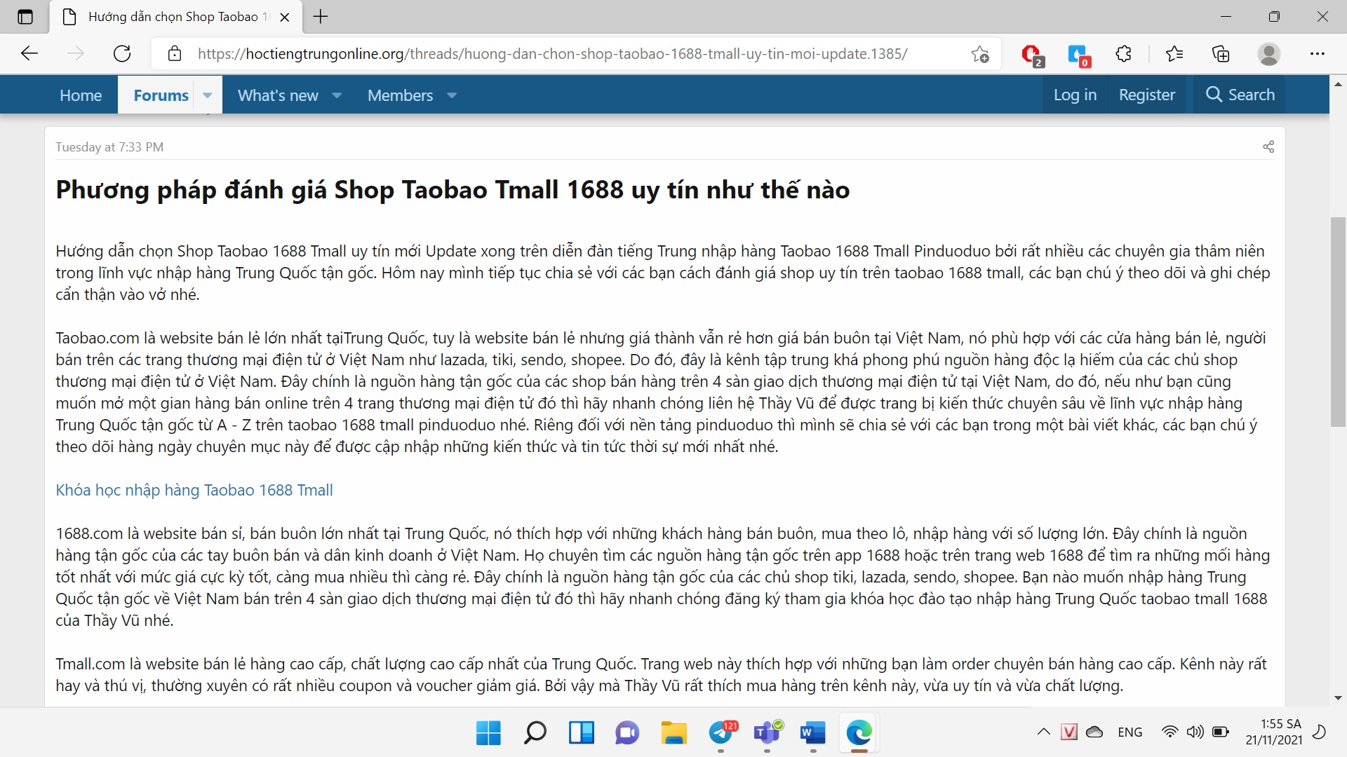 Học tiếng Trung nhập hàng Taobao bài 4